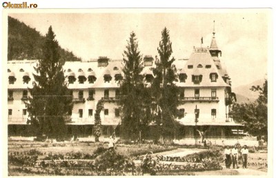 R-566 Romania, RPR, Calimanesti, Hotelul de Stat, necirculata foto