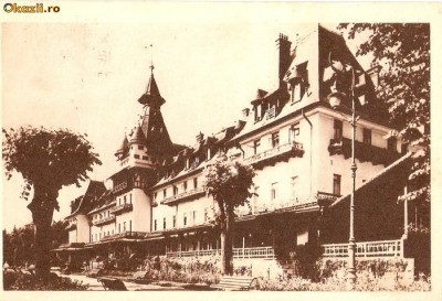 R-596 Romania, Calimanesti, marca fixa, circulata foto