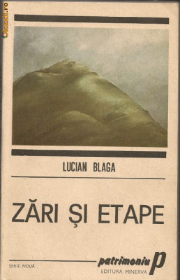 Lucian Blaga - Zari si etape foto