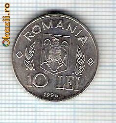 73 Moneda 10 LEI 1995 FAO -starea care se vede -ceva mai buna decat scanarea foto