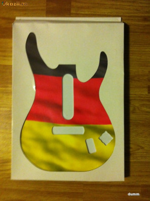 Fata protectie plastic tare Guitar Hero Germany Flag foto