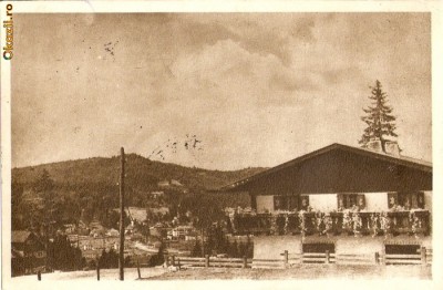 R-674 Romania, RPR, Predeal, Vedere de pe Coplea, circulata foto