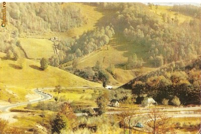 R-724 Romania, RPR, Muntii Apuseni, Serpentine la Piatra Craiului, necirculata, timbrata foto