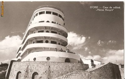 CPI (B683) EFORIE, CASA DE ODIHNA MAREA NEAGRA, EDITURA CPCS, CIRCULATA, 1960, STAMPILE, TIMBRE, UNUL FILATELIC foto