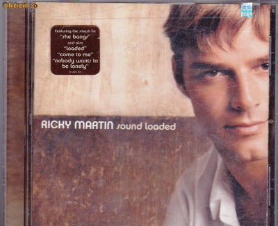 CD original cu versuri Ricky Martin Sound loaded foto