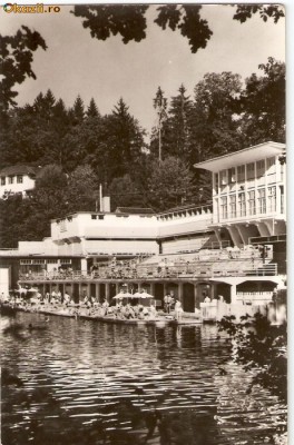 R-10068 Romania, RPR, Sovata, Strandul, circulata foto