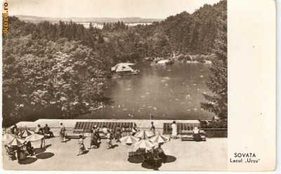 R-10061 Romania, RPR, Sovata, Lacul &amp;quot;Ursu&amp;quot;, circulata foto