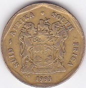 Moneda Africa de Sud 50 Centi 1993 - KM#137 VF foto