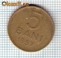 121 Moneda 5 BANI 1957 -starea care se vede -ceva mai buna decat scanarea foto