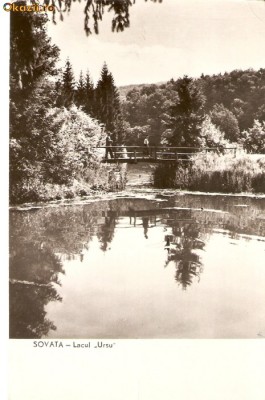 R-10144 Romania, RPR, Sovata, Lacul &amp;quot;Ursu&amp;quot;, circulata foto