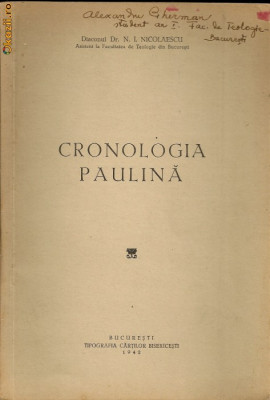 N. I. Nicolaescu - Cronologia Pauliana - 1942 foto