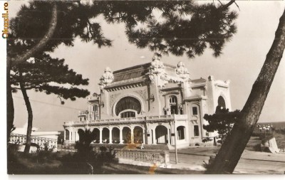 CPI (B697) CONSTANTA, CAZINOUL, EDITURA MERIDIANE, CPCS, CIRCULATA 1968, STAMPILA, TIMBRU FILATELIC foto