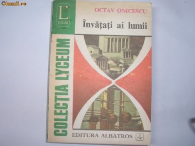 Invatati ai lumii - Octav Onicescu ,RF7/1,RF2/1 foto