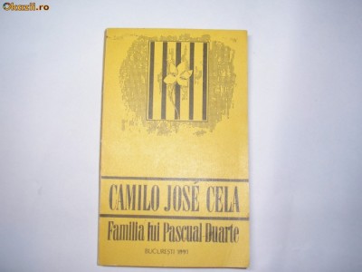 CAMILO JOSE CELA - FAMILIA LUI PASCAL DUARTE,p2 foto