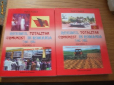 REGIMUL TOTALITAR COMUNIST IN ROMANIA 1945-1989 -2 Vol - Pascu Vasile -2007,975p foto