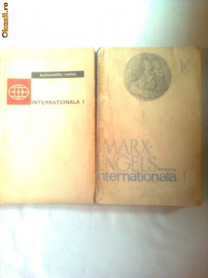 MARX-ENGELS DESPRE INTERNATIONALA I + cadou foto