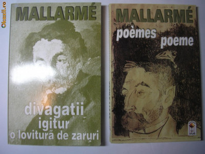 Stephane Mallarme Divagatii.Igitur .O lovitura de zaruri- Poeme /poemes foto