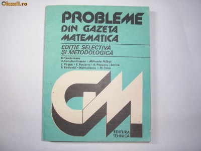 Probleme din Gazeta Matematica N.Teodorescu,p9 foto