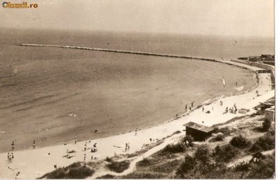 R-9985 Romania, RPR, Vasile Roaita, plaja, circulata foto