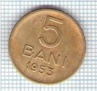 279 Moneda 5 BANI 1953 -starea care se vede -ceva mai buna decat scanarea foto