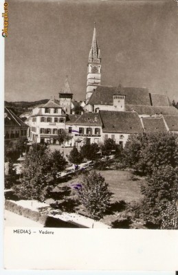 R-10176 Romania, RPR, Medias, circulata foto