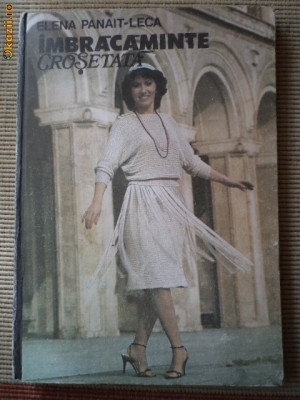 IMBRACAMINTE CROSETATA ELENA PANAIT LECA MODA MODELE HOBBY ILUSTRATA 1984 RSR foto