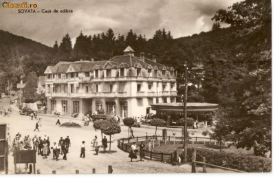 R-9861 Romania, RPR, Sovata, Casa de odihna, circulata foto