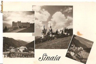 CPI (B754) SINAIA, MOZAIC, EDITURA CPCS, CIRCULATA, 1958, STAMPILE, TIMBRU foto