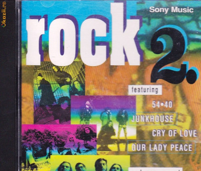 Rock 2 featuring Junkhouse, Cry of Love, Our Lady Pace, CD Original foto