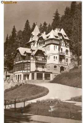 R-9844 Romania, RPR, Vila din Sinaia, circulata foto