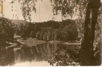 R-9858 Romania, RPR, Sovata, Lacul Ursu, necirculata foto