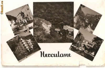 CPI (B744) HERCULANE, EDITURA, MERIDIANE, CPCS, CIRCULATA, 1965, STAMPILE, TIMBRU FILATELIC foto