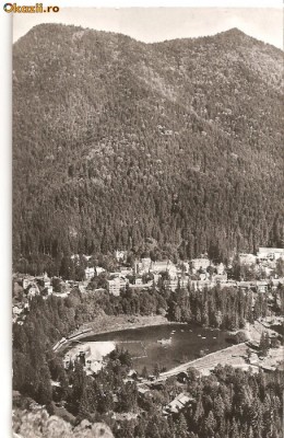 CPI (B780) TUSNAD, VEDERE DE PE STANCA SOIMILOR, EDITURA MERIDIANE, CPCS, CIRCULATA, 1963, STAMPILE, TIMBRE foto