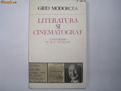 Literatura si cinematograf- convorviri cu D. I. Suchianu - Autor : Grid Modorcea,p4 foto