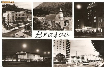 CPI (B762) BRASOV, EDITURA MERIDIANE, CPCS, CIRCULATA, 1965, STAMPILE, TIMBRU FILATELIC foto