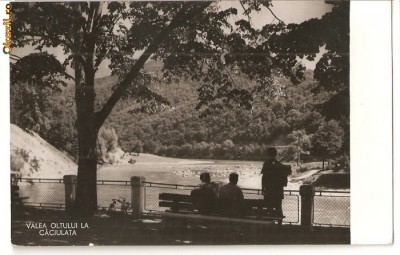 CPI (B792) VALEA OLTULUI LA CACIULATA, EDITURA MERIDIANE, CPCS, CIRCULATA, 1960, STAMPILE, TIMBRU foto