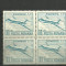 Romania 1983 - POSTA AERIANA AVION ROMBAC 1-11, timbru MNH in BLOC DE 4, R7