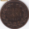 10 BANI 1867(HEATON) 5A