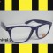 WAYFARER Ochelari Nerd Geek Cu Lentile Transparente Retro Mov L