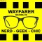 WAYFARER Nerd Geek Chic Ochelari Cu Lentile Transparente Negri M