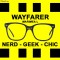 WAYFARER Nerd Geek Chic Ochelari Cu Lentile Transparente Negri L