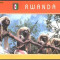 RWANDA - DANS POPULAR INTORE, ILUSTRATA MNH (S21)