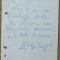 Notita scrisa si semnata de Dr. Docent Cajal