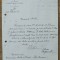 Adresa a Liceului Cantemir Voda, Bucuresti, semnata de director, 1933