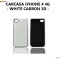 HUSA iPHONE 4 4G - CARBON EDITION - CARCASA iPHONE 4G 4G WHITE CARBON - CARBON 3D - CARCASA iPHONE 4G CARBON