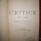 Titu Maiorescu, Critice, 3 volume, 1915