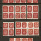 Timbre Ungaria 1946/*905-15 Serie 11 v. in blocuri de 4