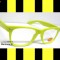 WAYFARER ** Nerd Geek Ochelari Cu Lentile Transparente Galben M