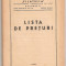 (C152) LISTA DE PRETURI 1971, FILATELIA