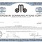 587 Actiuni -Magnum Communications Corp. -seria J 3346